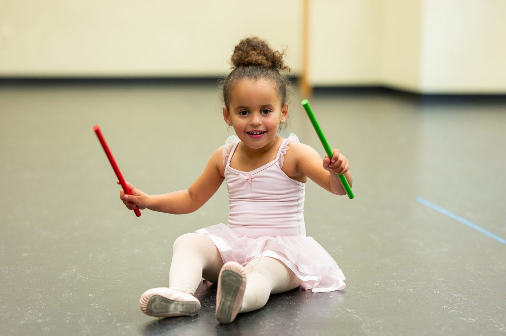 preschool dancer smiling